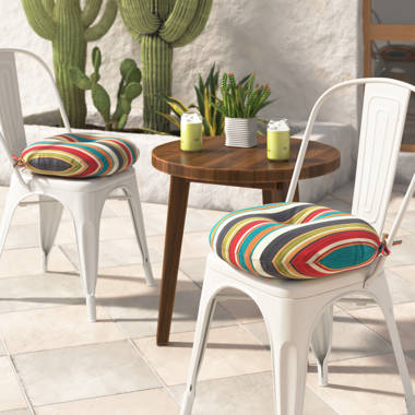 Mistana Castaldo Outdoor 15 Round Dining Chair Seat Cushion